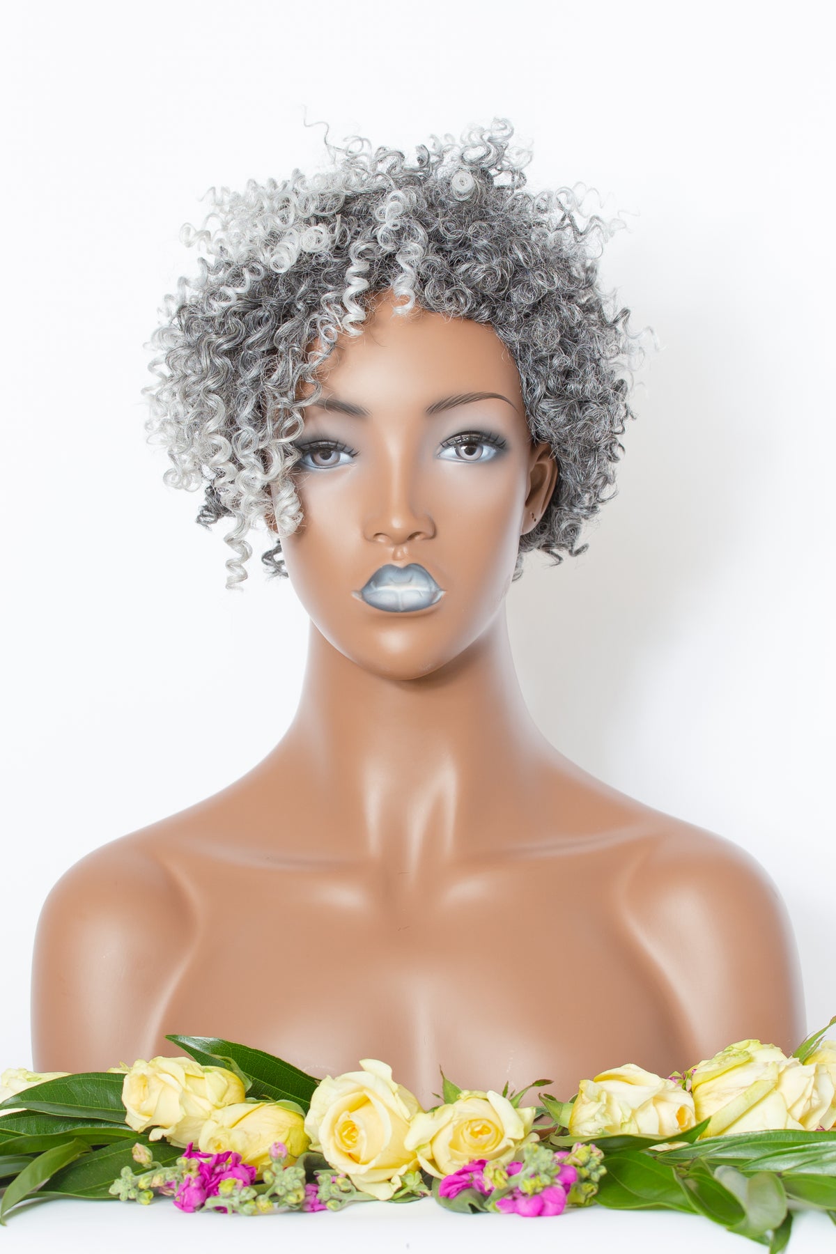 Coils to Locs Thea wig in salt & pepper